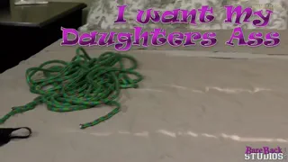 Obidient step daughter fulfils her daddy's anal fantasy
