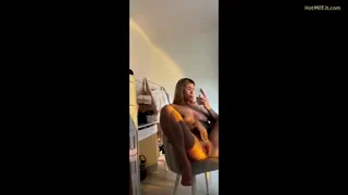 36-Year-Old MILF Emma Blue Solo Action for Church Fans