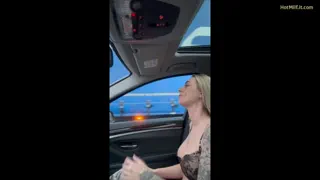 Showing My Beauties Around - Amateur Fun with Big Tits (Mom Of Two, F35)