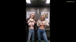 How Would You React if the Elevator Doors Opened and You Saw This Big Tits Mommyheaven