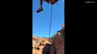 I wonder why my buddy keeps asking my girl to go climbing with him…