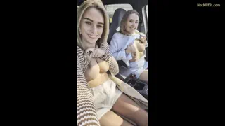 MILFS Flashing Big Tits on a Beautiful Sunny Day