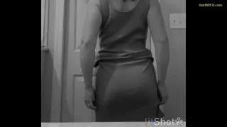 40yr Old Mom Taking a Break in a Dress Bending Over